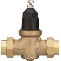 Zurn 1-NR3XLDU 1 inch Double Union Water Pressure Reducing Valve with Integral By-Pass Check Valve and Strainer