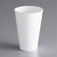 Dart DWTG16W ThermoGuard 16 oz. Insulated White Paper Hot Cup - 30/Pack
