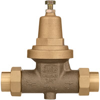 Zurn 34-70XLDU 3/4 inch Double Union Water Pressure Reducing Valve and Strainer
