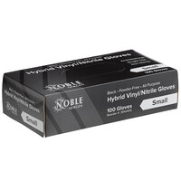 Noble NexGen 3 Mil Thick Black Hybrid Powder-Free Gloves - Small - Box of 100