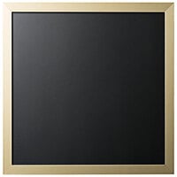 MasterVision PM7525618 16 inch x 16 inch Black Gold Frame Chalk Board