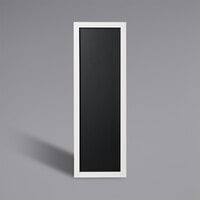 MasterVision PM0225668 24 inch x 8 inch Black White Frame Slim Chalk Board