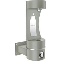 Zurn Elkay LK4405BFGRY EZH2O Gray Non-Filtered Outdoor Wall Mount Bottle Filling Station - Non-Refrigerated