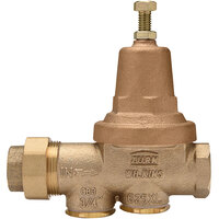Zurn 34-625XL 3/4 inch Single Union Water Pressure Reducing Valve with Integral By-Pass Check Valve and Strainer