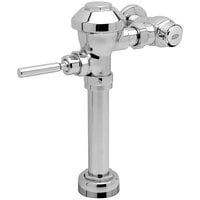 Zurn Z6000-WS1-VC-YB-YC Aquaflush Chrome Plated Manual Exposed Diaphragm Water Closet Flush Valve with Sweat Solder Kit and Cast Wall Flange - 1.6 GPF