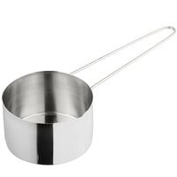 American Metalcraft MCL150 1 1/2 Cup Stainless Steel Measuring Cup with Wire Handle