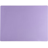 24" x 18" x 1/2" Purple Polyethylene Cutting Board