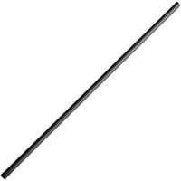 EcoChoice 5 3/4 inch Black Compostable PLA Cocktail Straw - 20000/Case
