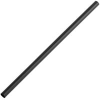 EcoChoice 7 3/4 inch Black Giant Compostable Unwrapped PLA Straw - 300/Pack