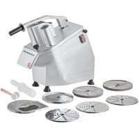 AvaMix CFP7D Dice Continuous Feed Food Processor with 7 Discs - 3/4 hp