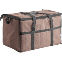 Choice Brown Large Insulated Nylon Cooler Bag (Holds 72 Cans)