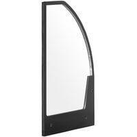Avantco 22471211 Left or Right Side Glass Panel with Black Trim for BHAC Open-Air Merchandisers