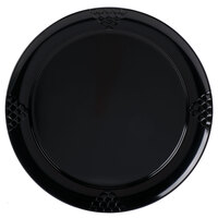 GET RP-16-BK 16 inch Black Sonoma Melamine Plate - 6/Case