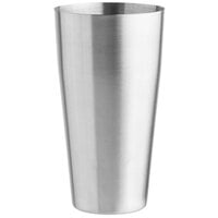 Tablecraft 10471 28 oz. Brushed Stainless Steel Cocktail Shaker Tin