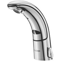 Sloan 3335004 Optima Bluetooth Polished Chrome Deck Mounted Sensor Faucet with 6 7/8 inch Spout, Side Mixer, and 1.5 GPM Aerated Spray Device