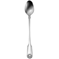 Oneida 2496SITF Classic Shell 7 1/2 inch 18/10 Stainless Steel Extra Heavy Weight Iced Tea Spoon - 36/Case