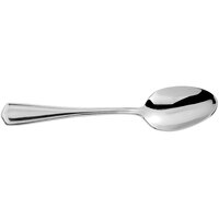 Oneida Inn Classic by 1880 Hospitality 2305SDEF 7 1/4 inch 18/10 Stainless Steel Extra Heavy Weight Oval Bowl Soup / Dessert Spoon - 36/Case