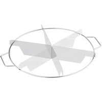 Choice 10 inch Stainless Steel 6 Cut Pie Cutter