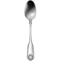 Oneida 2496SADF Classic Shell 4 1/2 inch 18/10 Stainless Steel Extra Heavy Weight Demitasse Spoon - 36/Case