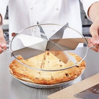 Choice 10 inch Stainless Steel 7 Cut Pie Cutter