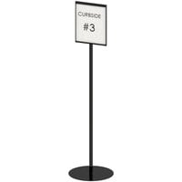 Cal-Mil 22141-811-13 48 inch Free-Standing Sign Holder with 8 1/2 inch x 11 inch Insert Space
