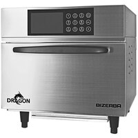 Bizerba 400H0BL-VRCO-B Dragon Black Anodized Stainless Steel Ventless Rapid Cook Oven - 1.1 cu. ft. - 208V, 1 Phase, 4900W