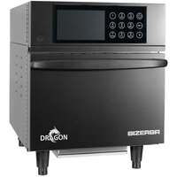 Bizerba 300H0BL-VRCO-B Dragon Black Anodized Stainless Steel Ventless Rapid Cook Oven - 0.5 cu. ft. - 208V, 1 Phase, 3,300W