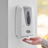 Noble Chemical Novo Pro Series White Touch-Free Automatic Foam Hand Soap / Sanitizer Dispenser 1,000 mL
