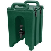 Cambro 100LCD519 Camtainers® 1.5 Gallon Kentucky Green Insulated Beverage Dispenser