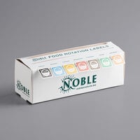 Noble Products 7-Slot Dispenser with 7 Dissolvable Day of the Week Clock Label Rolls