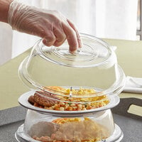 Choice 9 inch Clear Polycarbonate Plate Cover - 12/Case
