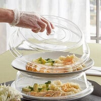 Choice 12 inch Clear Polycarbonate Plate Cover - 12/Case