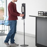 Lavex Janitorial Stainless Steel Fixed Foaming Sanitizing Station