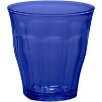 Duralex 1027FB06 Picardie Saphir 8.75 oz. Stackable Blue Glass Tumbler   - 72/Case