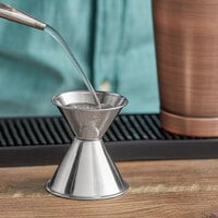 Choice 1 oz. & 1.5 oz. Stainless Steel Classic Jigger