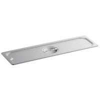 Vigor 1/2 Size Long Solid Stainless Steel Steam Table / Hotel Pan Cover