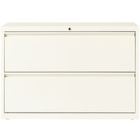 Hirsh Industries 20662 HL10000 Series Cloud Two-Drawer Lateral File Cabinet - 42 inch x 18 5/8 inch x 28 inch