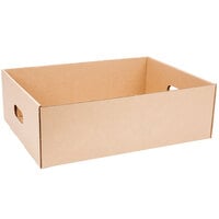 Choice 21 9/16" x 15 3/4" x 7" Corrugated Catering Tray - 25/Case