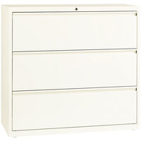 Hirsh Industries 20663 HL10000 Series Cloud Three-Drawer Lateral File Cabinet - 42 inch x 18 5/8 inch x 40 5/16 inch