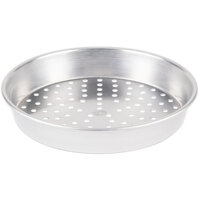 American Metalcraft PHA90092 9" x 2" Perforated Heavy Weight Aluminum Tapered / Nesting Pizza Pan