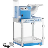 Carnival King Royalty Series SCM350R Reinforced Cabinet Sno-Cone Machine with Cup Dispenser