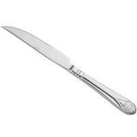 Acopa Monaca 9 1/4 inch 18/8 Stainless Steel Extra Heavy Weight Steak Knife - 12/Pack