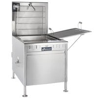 Avalon Manufacturing 24 inch x 24 inch 100 lb. Natural Gas Flat Bottom Donut Fryer with Standing Pilot - 80,000 BTU