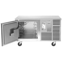 Traulsen TBC5-58 Spec Line Undercounter 5 Pan Blast Chiller - Left Hinged Door with 6 inch Casters and Stainless Steel Back