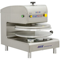 DoughXpress DXE-SS 18 inch Electromechanical Automatic Stainless Steel Heavy Duty Pizza Dough Press - 120V, 1150W