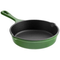 Valor 6" Fern Green Enameled Mini Cast Iron Skillet