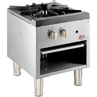Cooking Performance Group CPG-SP-18-L Liquid Propane Stock Pot Range - 80,000 BTU
