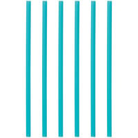 Phade 8 1/2" Giant Blue Wrapped Compostable Straw - 1200/Case