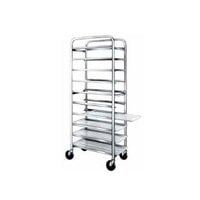 Winholt SS-1810B End Load Stainless Steel Platter Cart - Ten 18" Trays