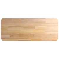 Regency Hardwood Cutting Board Insert for Wire Shelving - 24 inch x 60 inch x 1 inch